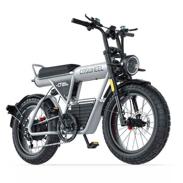 Illustration of Electric Motorbike Electric Scooter