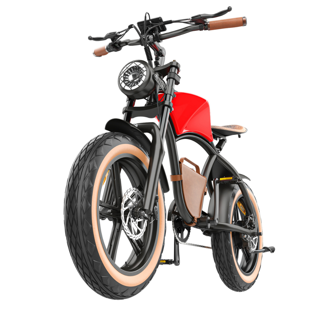 Hidoes® B10 -1000W Retro Vintage Fat Tyre Electric Bike-Electric Scooters London
