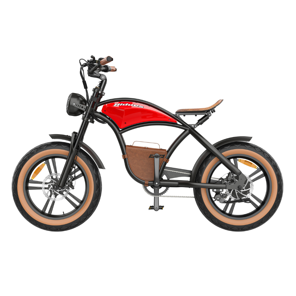 Hidoes® B10 -1000W Retro Vintage Fat Tyre Electric Bike-Electric Scooters London