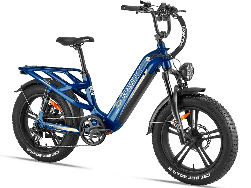 FREESKY Rocky Pro A-320 Step-Through Electric Bike – 2500W Peak Fat Tyre