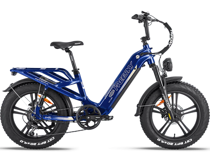 FREESKY Rocky Pro A-320 Step-Through Electric Bike – 2500W Peak Fat Tyre