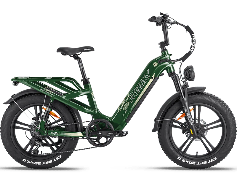 FREESKY Rocky Pro A-320 Step-Through Electric Bike – 2500W Peak Fat Tyre