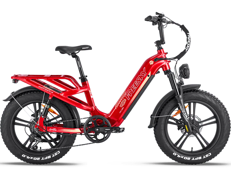 FREESKY Rocky Pro A-320 Step-Through Electric Bike – 2500W Peak Fat Tyre