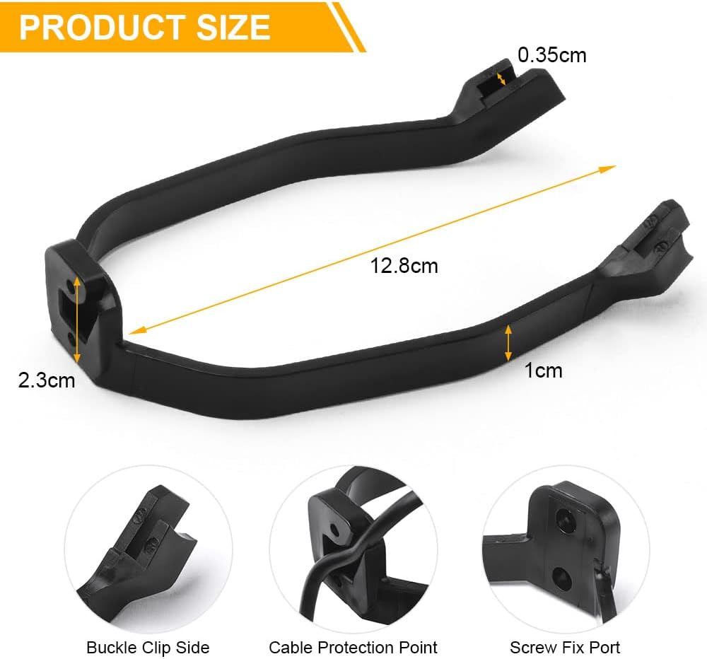 Rear mudguard dimensions for Xiaomi M365 compatible scooters