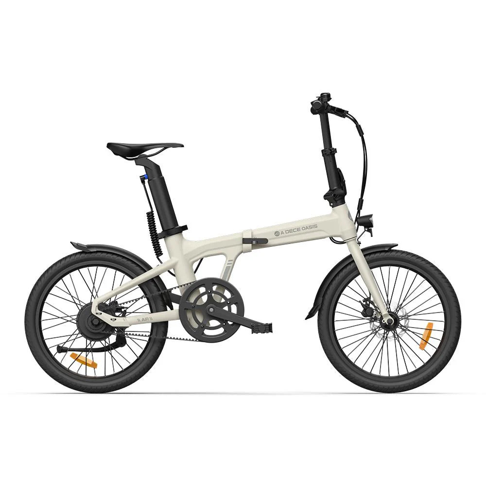 ADO Air 20S Folding Electric Bike – 50Nm Belt Drive with Front Suspension-Electric Scooters London