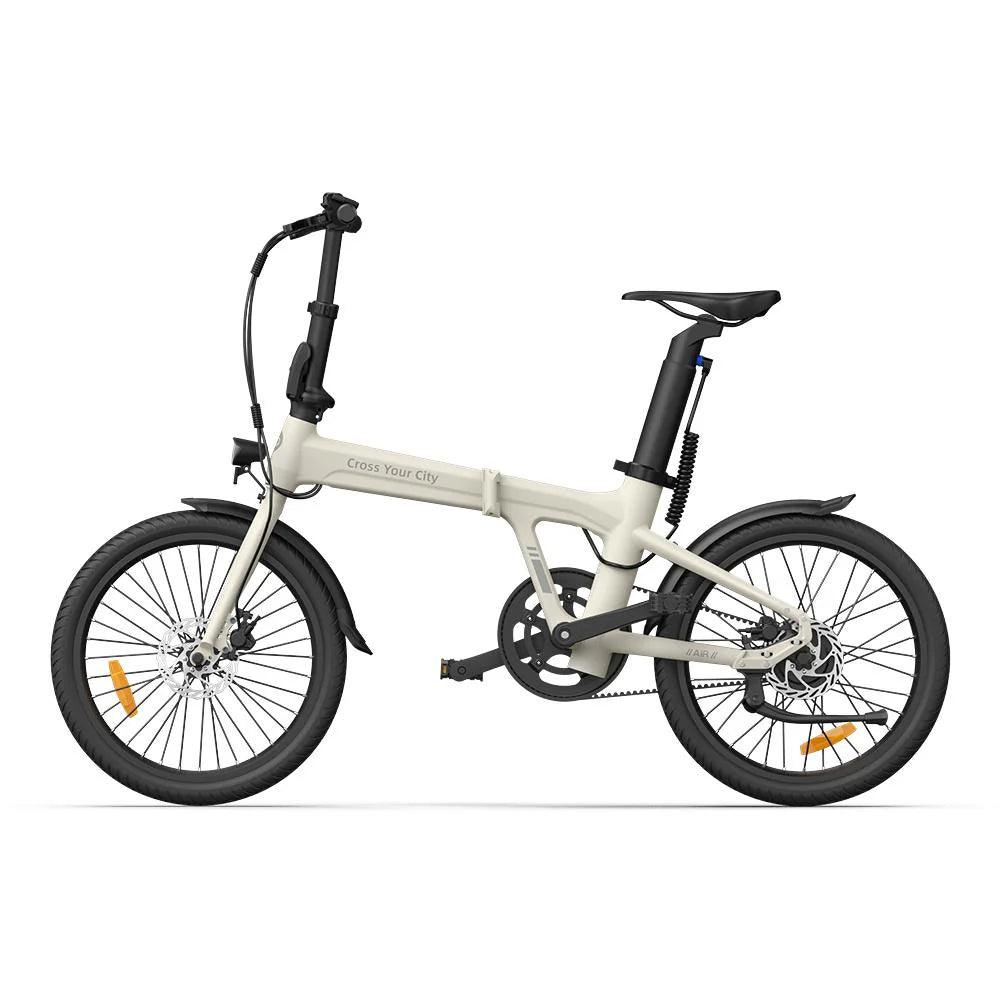 ADO Air 20S Folding Electric Bike – 50Nm Belt Drive with Front Suspension-Electric Scooters London