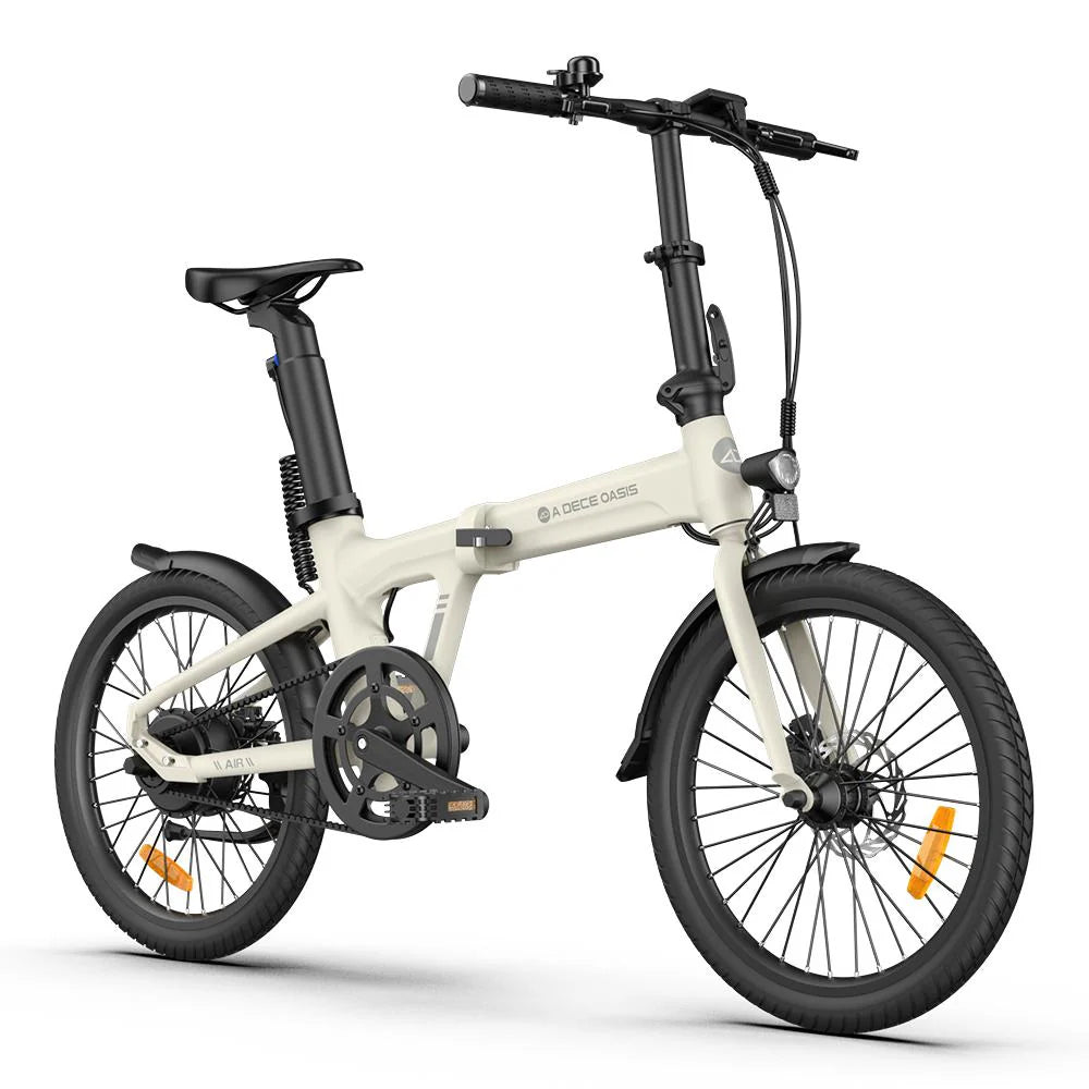 ADO Air 20S Folding Electric Bike – 50Nm Belt Drive with Front Suspension-Electric Scooters London