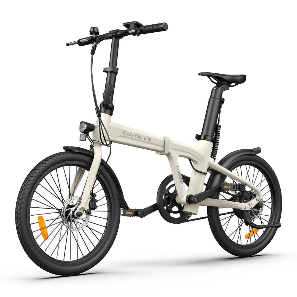 ADO Air 20S Folding Electric Bike – 50Nm Belt Drive with Front Suspension-Electric Scooters London