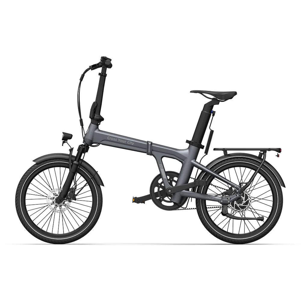 ADO Air 20S Folding Electric Bike – 50Nm Belt Drive with Front Suspension-Electric Scooters London