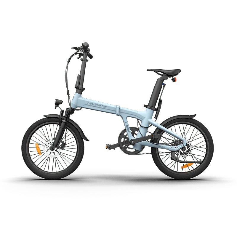ADO Air 20S Folding Electric Bike – 50Nm Belt Drive with Front Suspension-Electric Scooters London