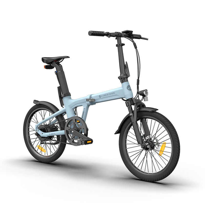 ADO Air 20S Folding Electric Bike – 50Nm Belt Drive with Front Suspension-Electric Scooters London
