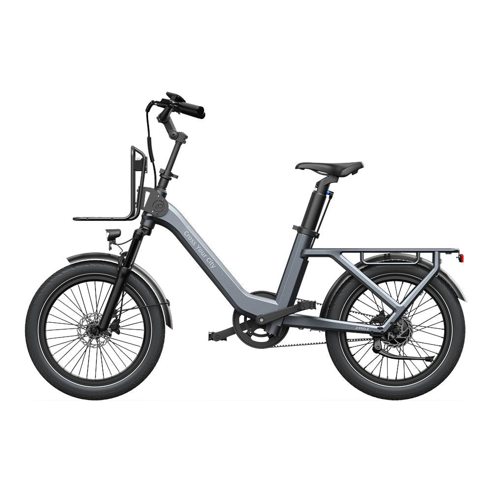 ADO Air One Pro – Family Folding E-Bike with 2-Speed Auto, Belt Drive, Hydraulic Brakes