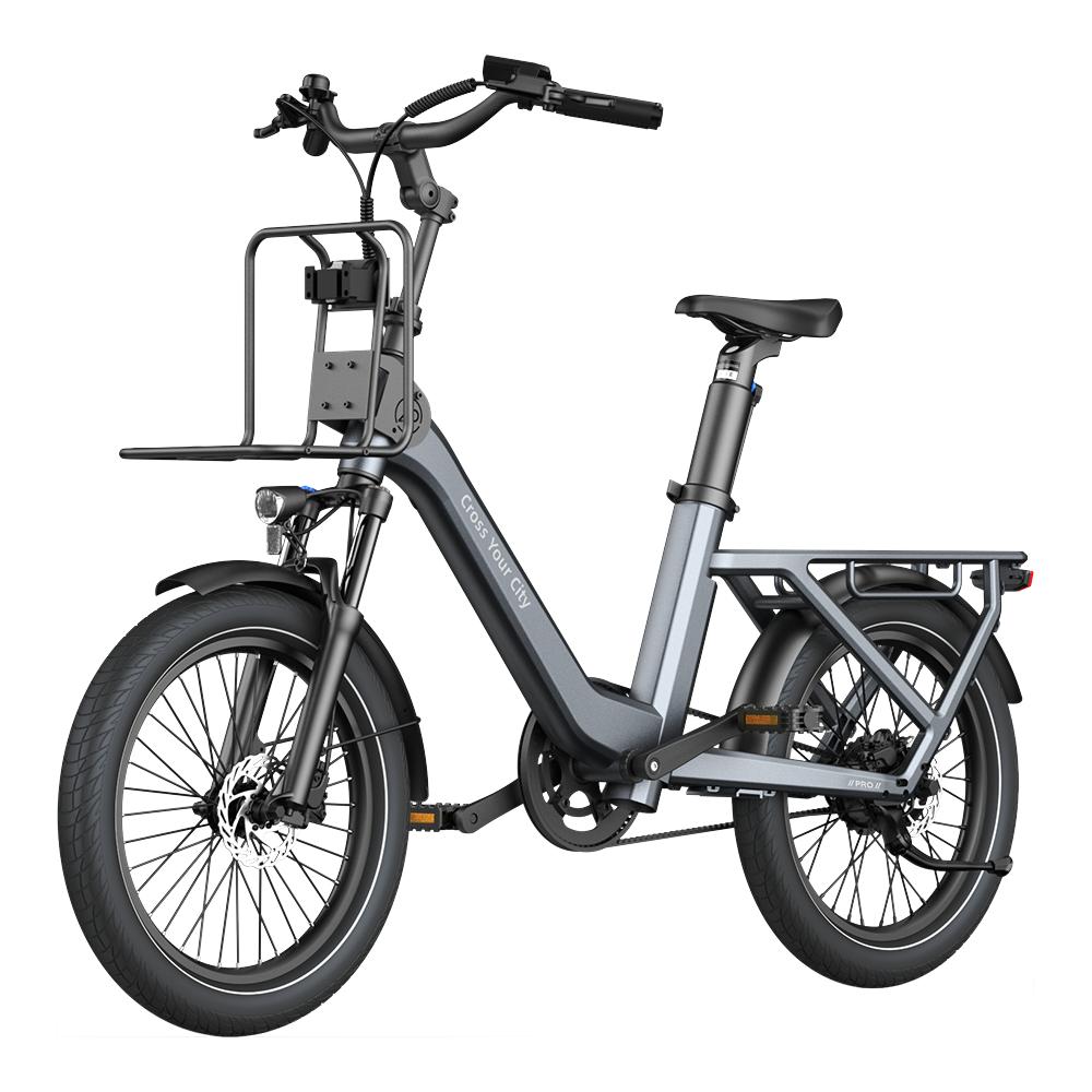 ADO Air One Pro – Family Folding E-Bike with 2-Speed Auto, Belt Drive, Hydraulic Brakes