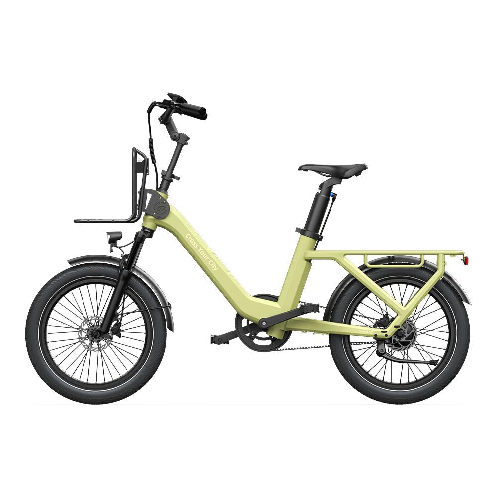 ADO Air One Pro – Family Folding E-Bike with 2-Speed Auto, Belt Drive, Hydraulic Brakes