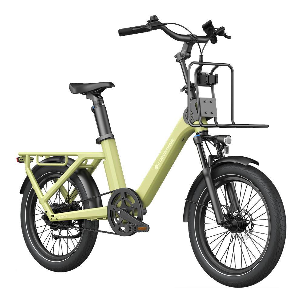 ADO Air One Pro – Family Folding E-Bike with 2-Speed Auto, Belt Drive, Hydraulic Brakes