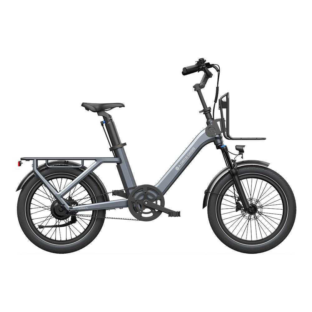 ADO Air One Pro – Family Folding E-Bike with 2-Speed Auto, Belt Drive, Hydraulic Brakes