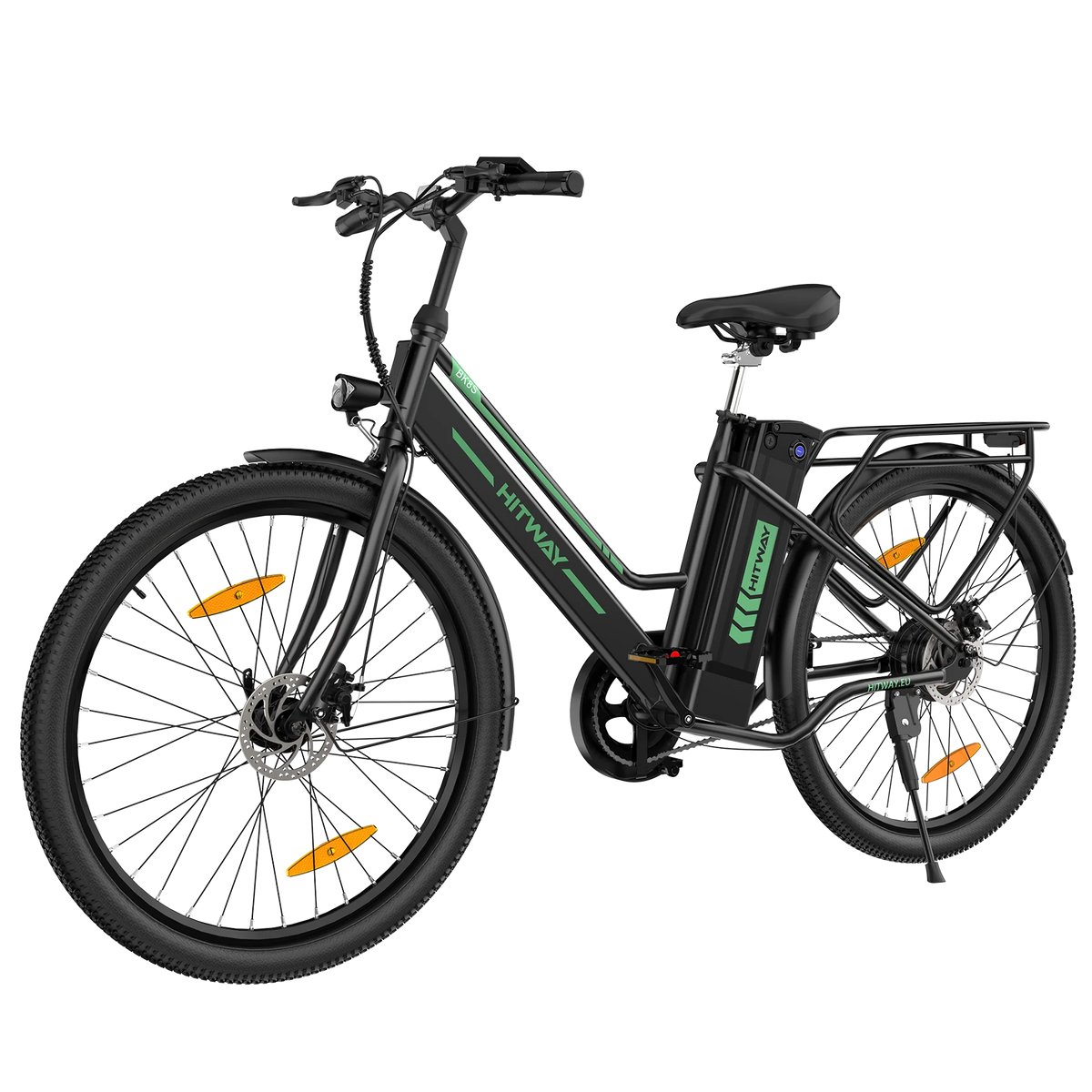 HITWAY BK8SP Electric Bike – 250W, 36V 10.4Ah, 26″ City E-Bike-Electric Scooters London