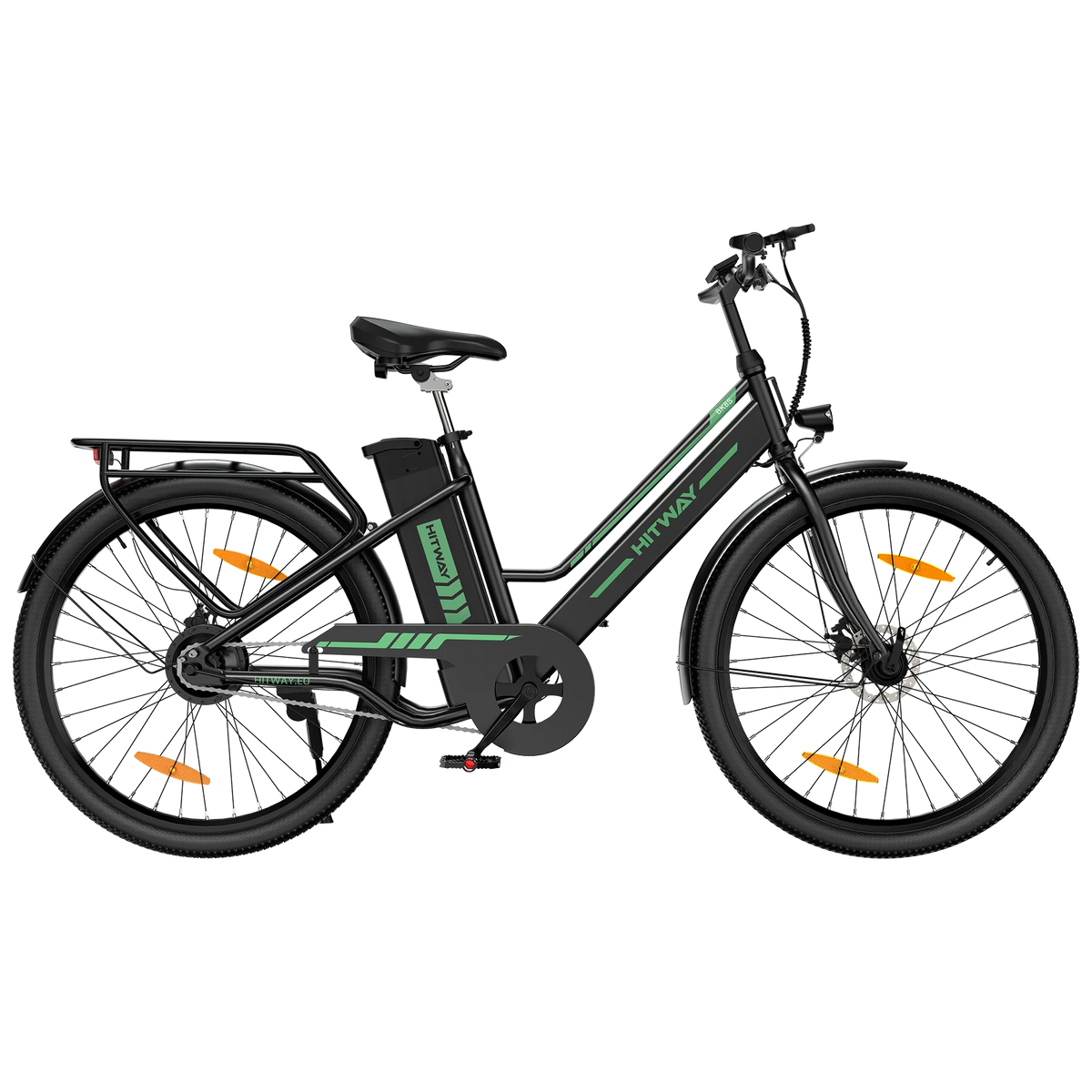 HITWAY BK8SP Electric Bike – 250W, 36V 10.4Ah, 26″ City E-Bike-Electric Scooters London