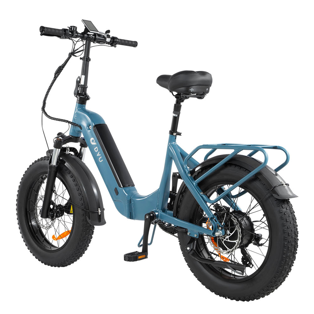 DYU FF500 Foldable Fat Tyre Electric Bike-Electric Scooters London