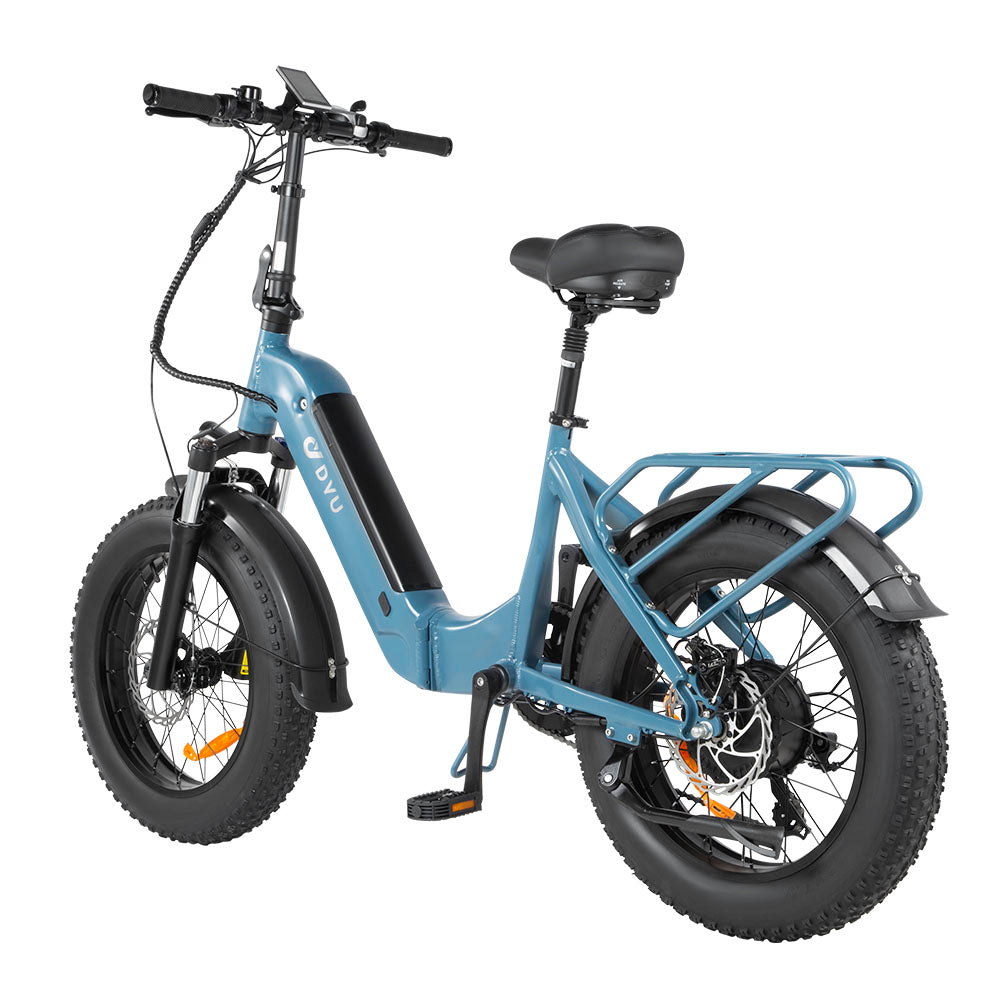 DYU FF500 Foldable Fat Tyre Electric Bike-Electric Scooters London