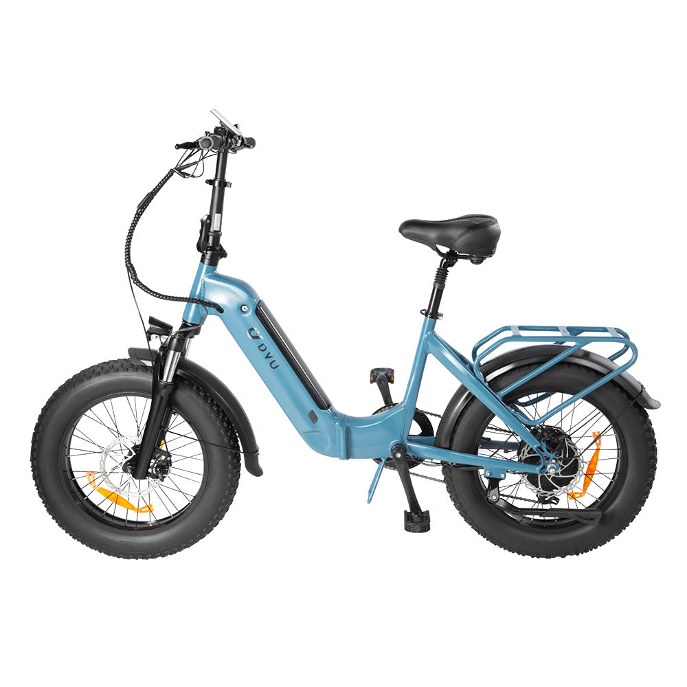 DYU FF500 Foldable Fat Tyre Electric Bike-Electric Scooters London