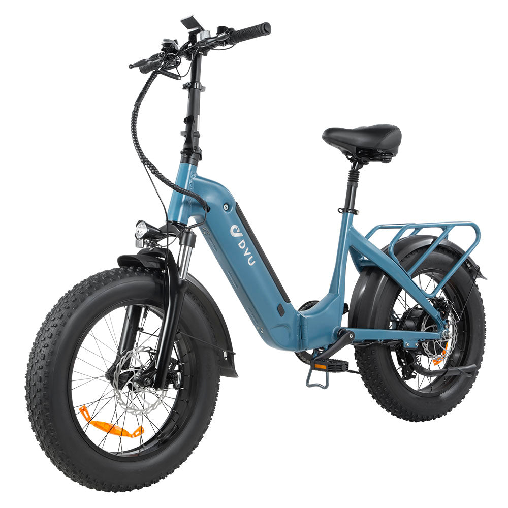 DYU FF500 Foldable Fat Tyre Electric Bike-Electric Scooters London