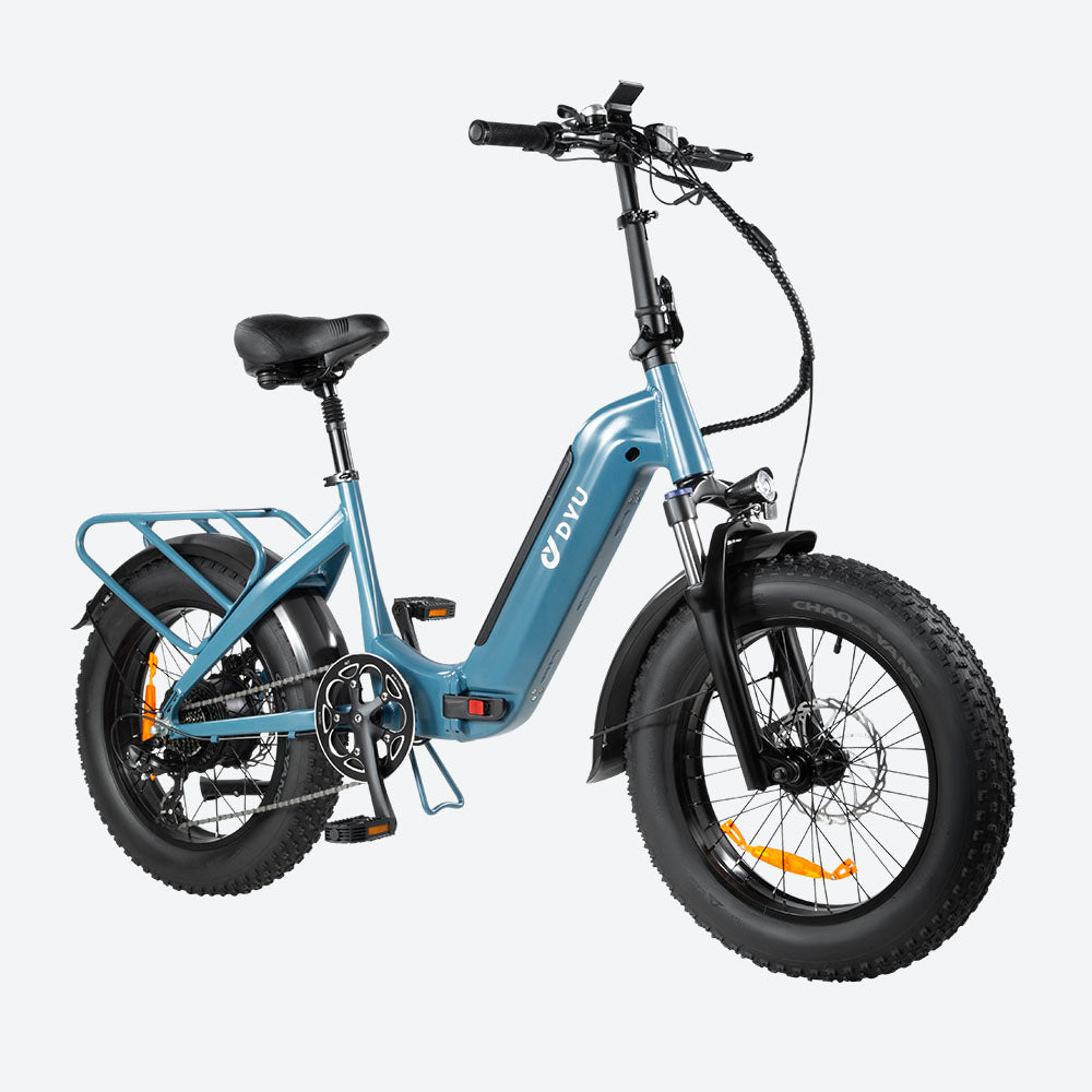 DYU FF500 Foldable Fat Tyre Electric Bike-Electric Scooters London