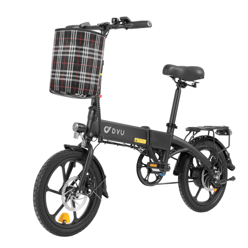 DYU A1F Pro 16 Inch Full Folding Electric Bike – 250W Compact E-Bike-Electric Scooters London