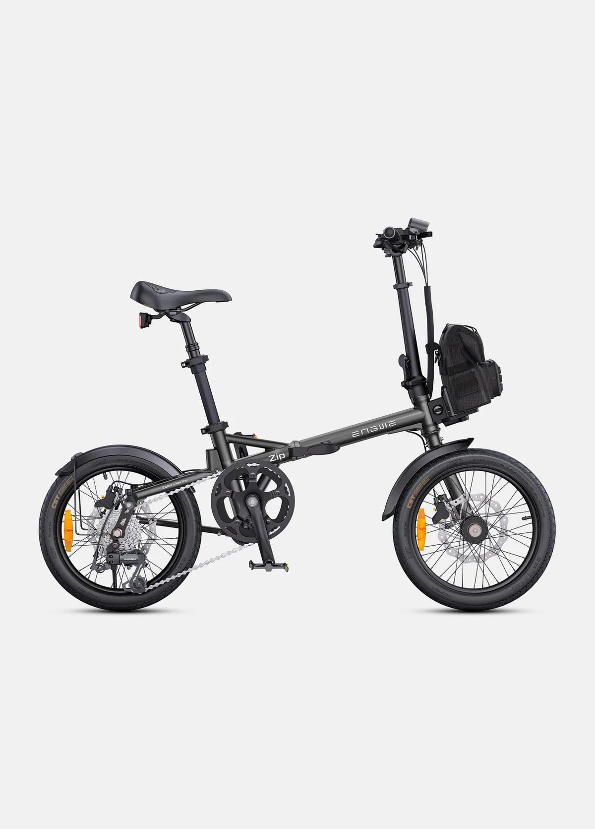 ENGWE Zip Lightweight Folding Electric Bike – 250W Motor, 360Wh LG-Cell Battery