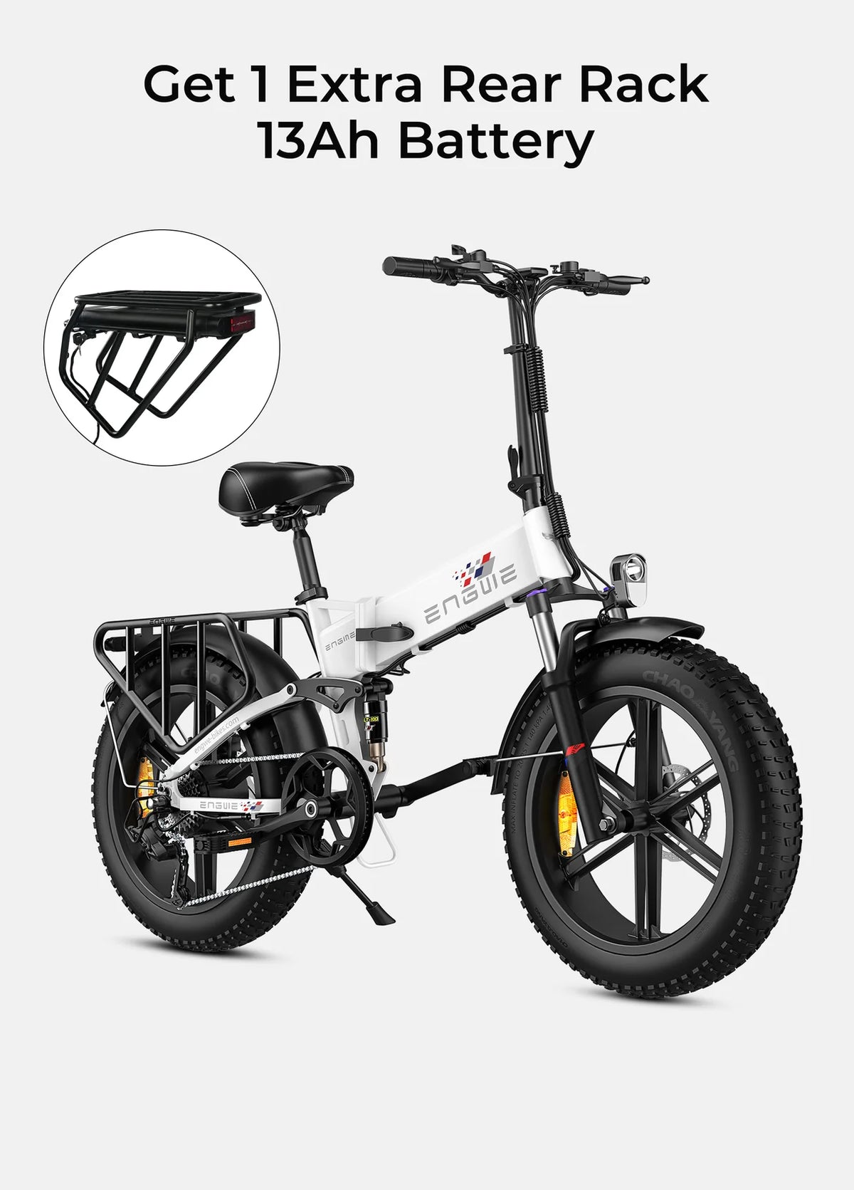 ENGWE Engine X Folding Electric Bike – 250W Full Suspension 100km Range-Electric Scooters London