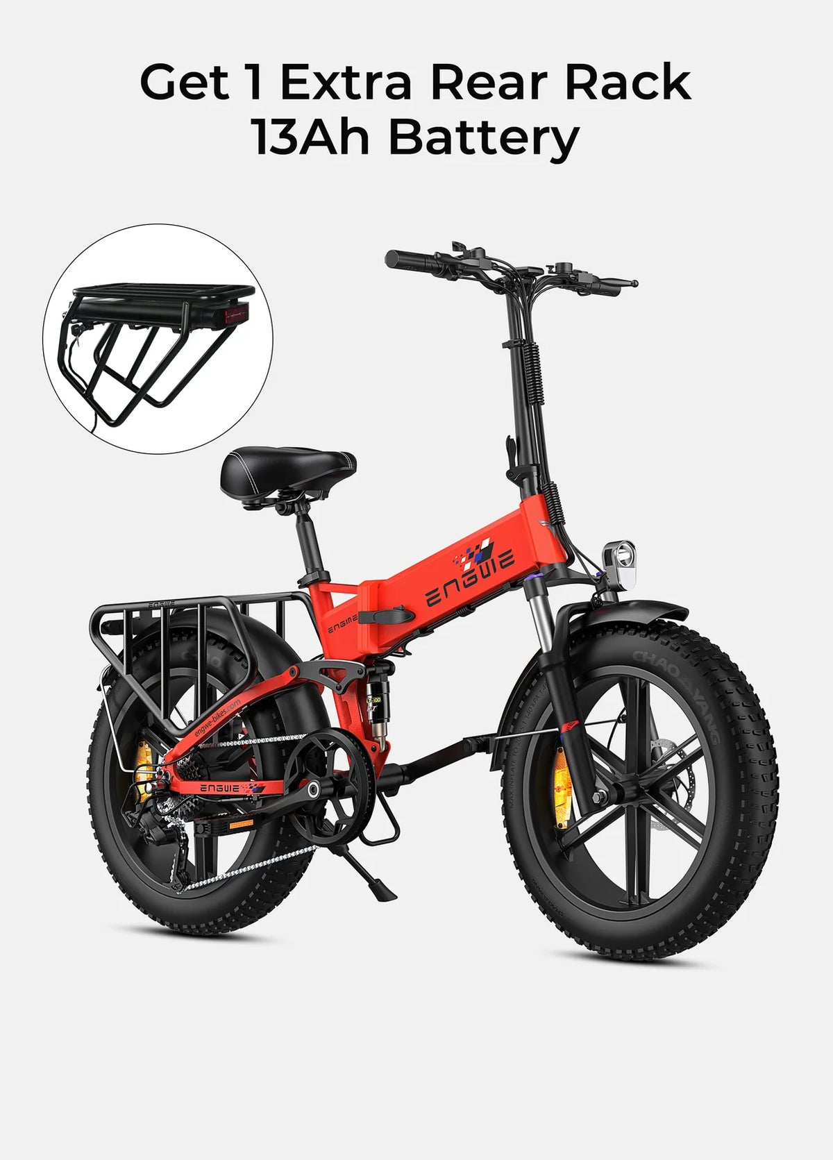 ENGWE Engine X Folding Electric Bike – 250W Full Suspension 100km Range-Electric Scooters London