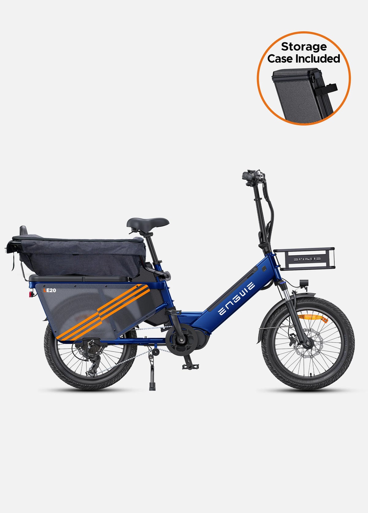 ENGWE LE20 250W Mid-drive Torque Sensor Step-Thru Cargo E-bike-Electric Scooters London