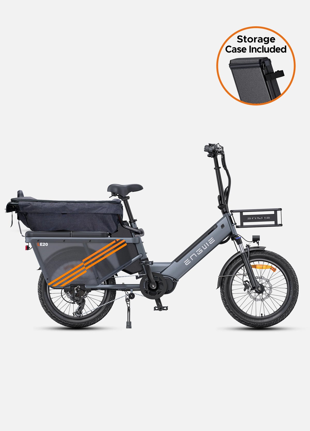 ENGWE LE20 250W Mid-drive Torque Sensor Step-Thru Cargo E-bike-Electric Scooters London