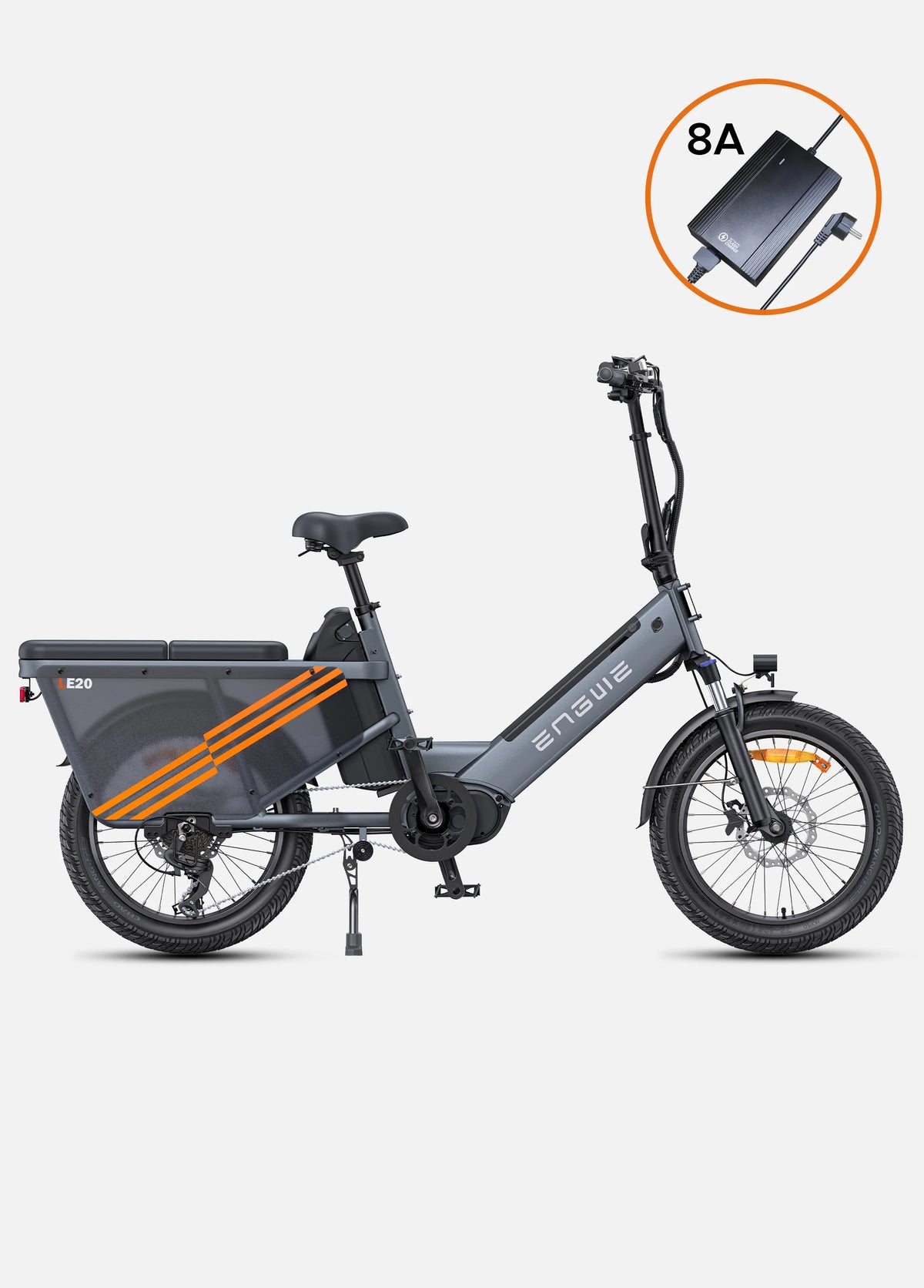 ENGWE LE20 250W Mid-drive Torque Sensor Step-Thru Cargo E-bike-Electric Scooters London