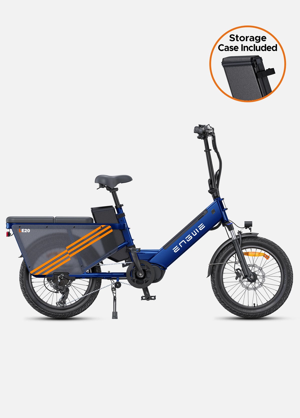 ENGWE LE20 250W Mid-drive Torque Sensor Step-Thru Cargo E-bike-Electric Scooters London