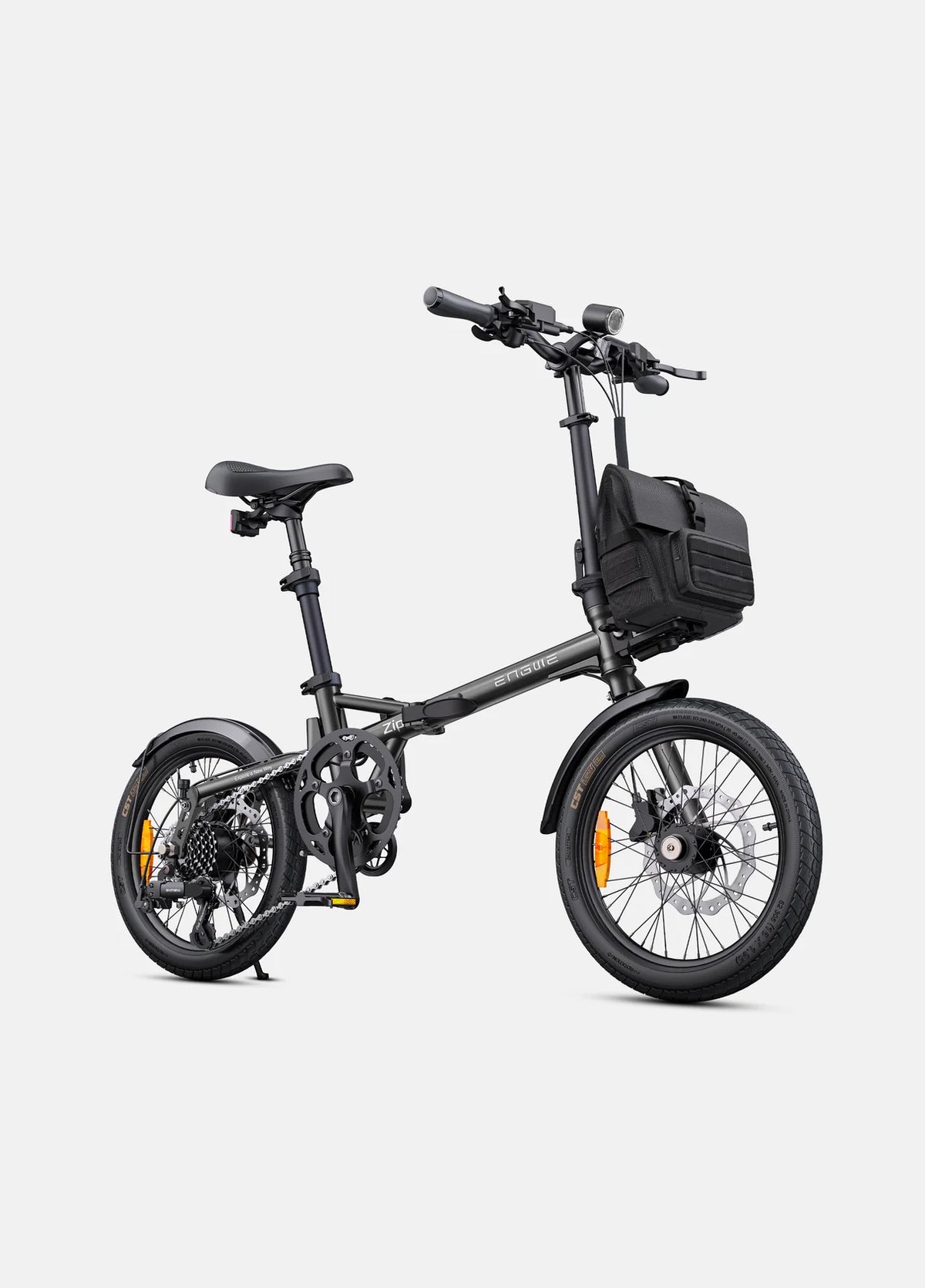 ENGWE Zip Lightweight Folding Electric Bike – 250W Motor, 360Wh LG-Cell Battery