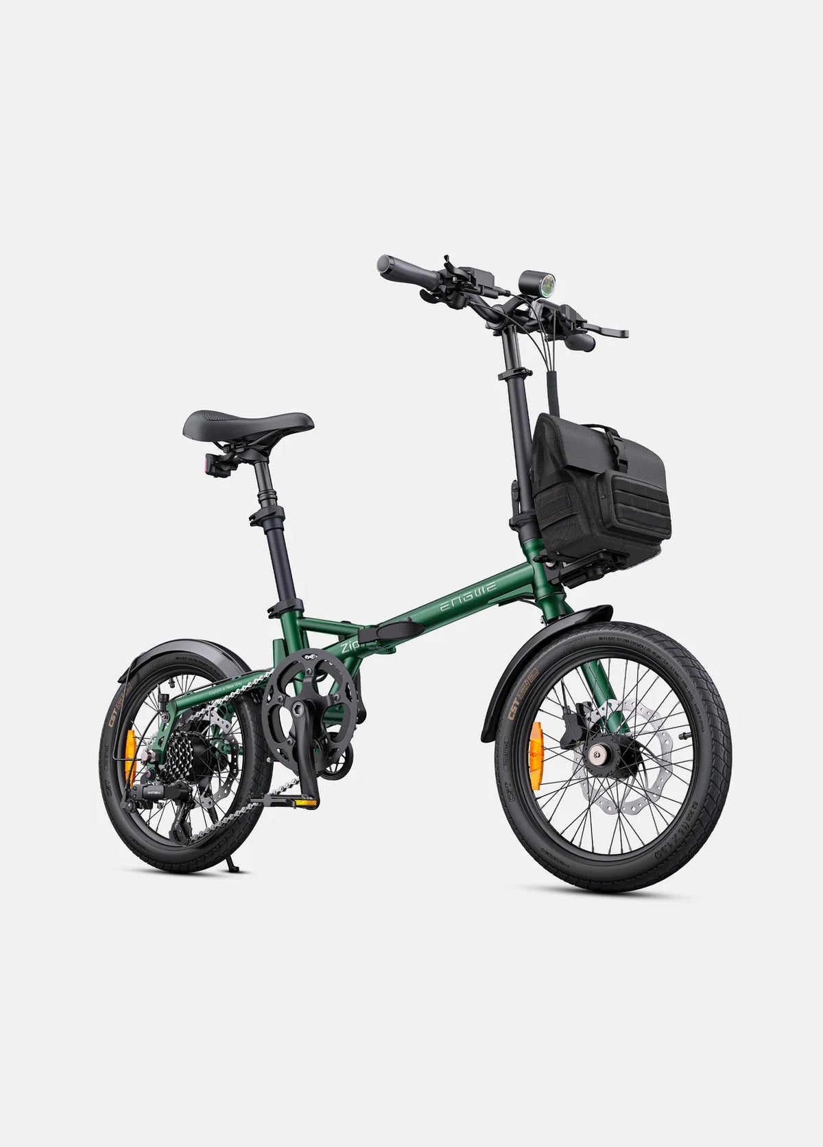 ENGWE Zip Lightweight Folding Electric Bike – 250W Motor, 360Wh LG-Cell Battery