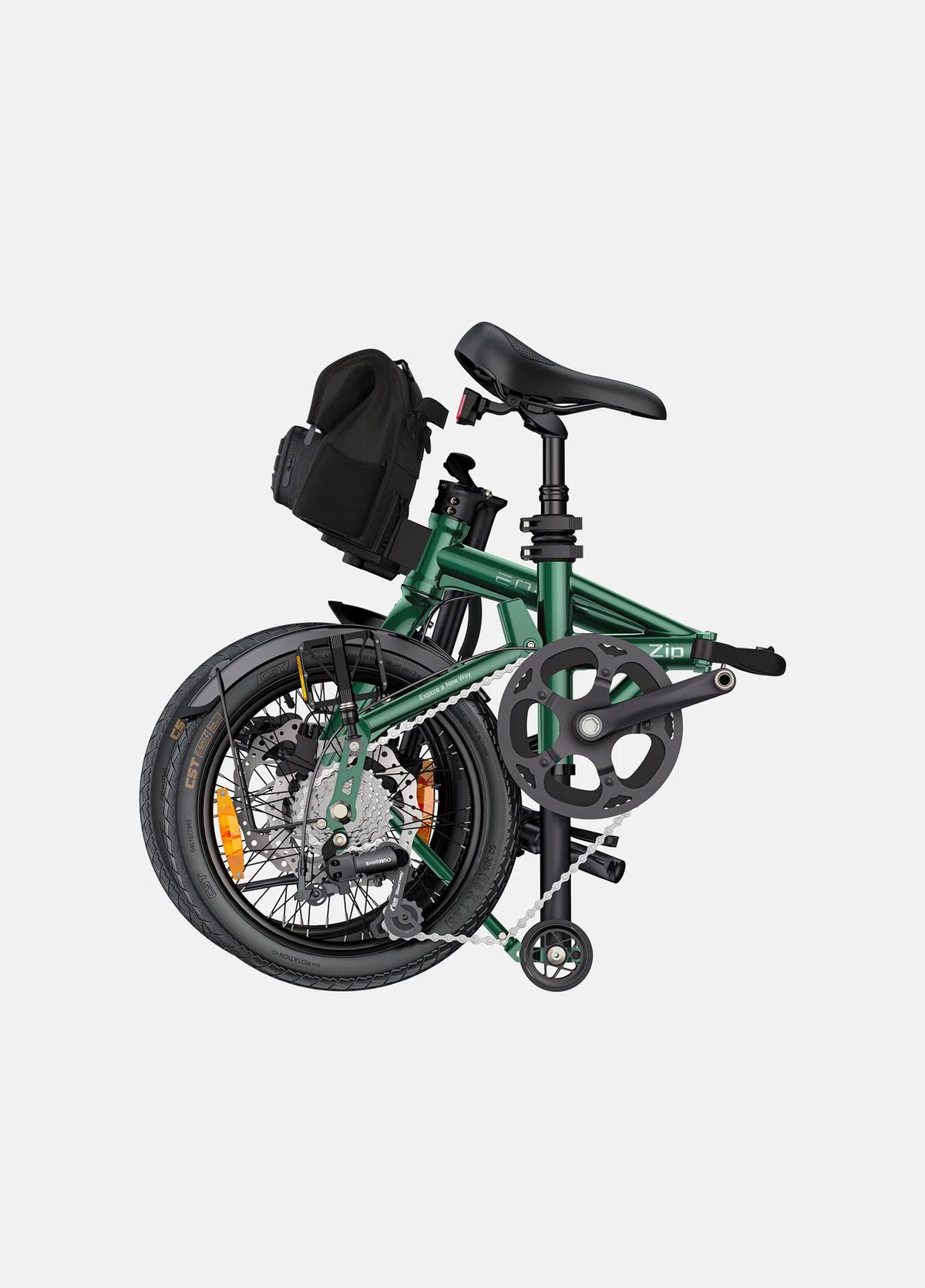 ENGWE Zip Lightweight Folding Electric Bike – 250W Motor, 360Wh LG-Cell Battery