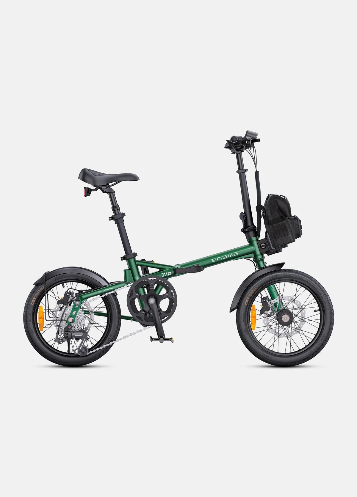 ENGWE Zip Lightweight Folding Electric Bike – 250W Motor, 360Wh LG-Cell Battery