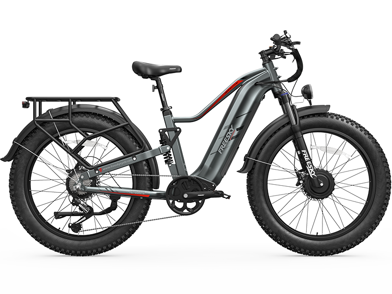 Grey FREESKY Eurostar Turbo M-410 electric bike, product view 2