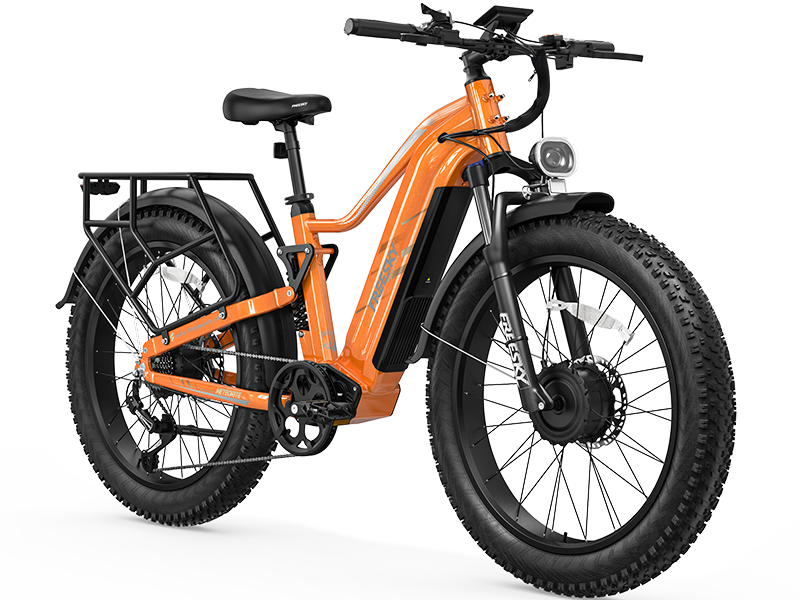 Orange FREESKY Eurostar Turbo M-410 electric bike, product view 1
