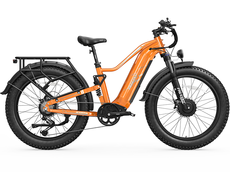 Orange FREESKY Eurostar Turbo M-410 electric bike, product view 2