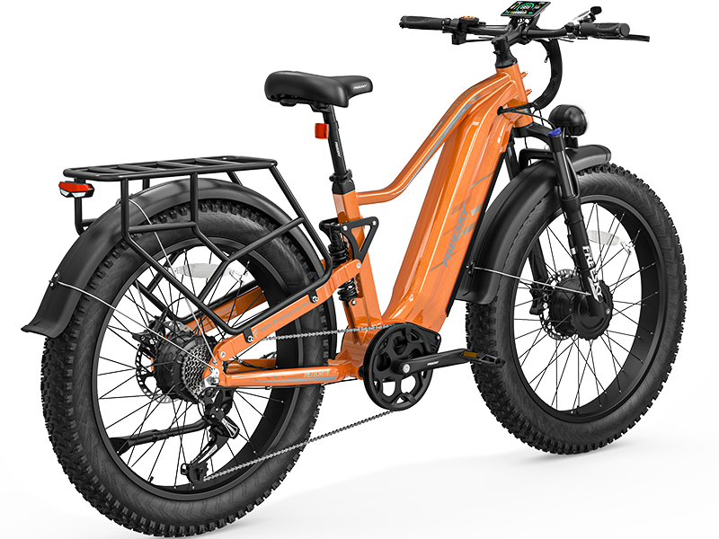 Orange FREESKY Eurostar Turbo M-410 electric bike, product view 3