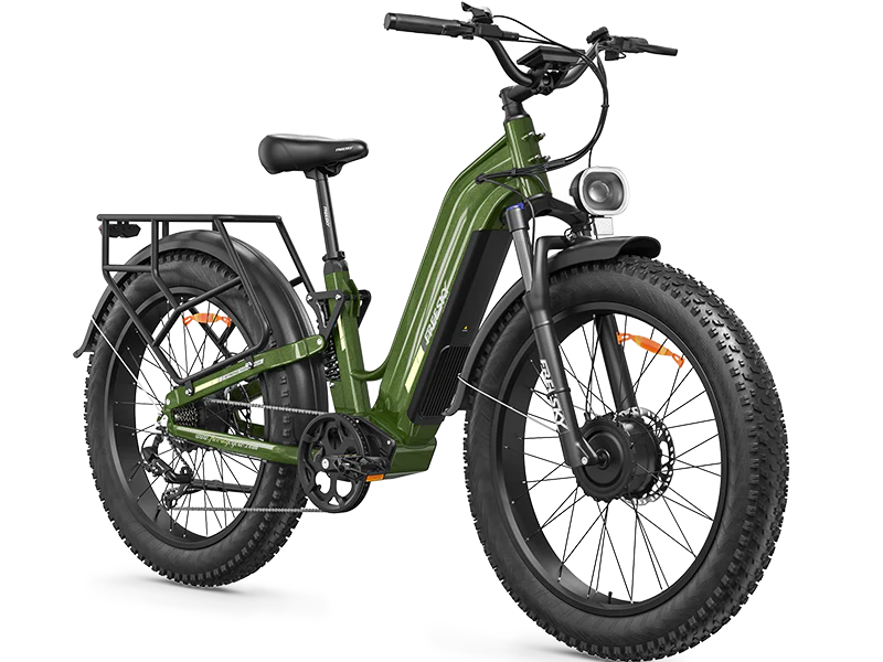 FREESKY Ranger Air M-540 Step-Through Electric Bike – 3500W Peak Dual Motor-Electric Scooters London