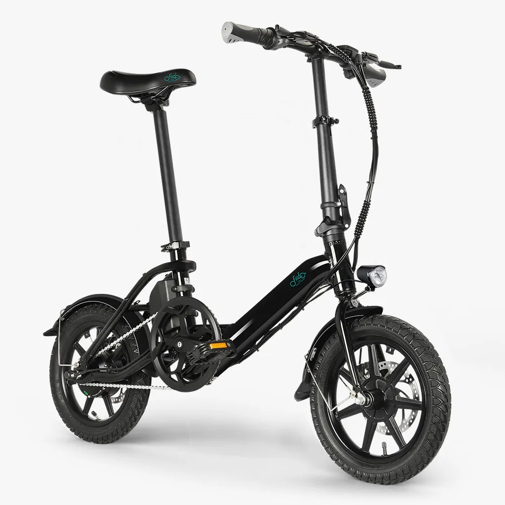 Fiido D3 Pro Mini Electric Bike - Compact Folding E-Bike-Electric Scooters London