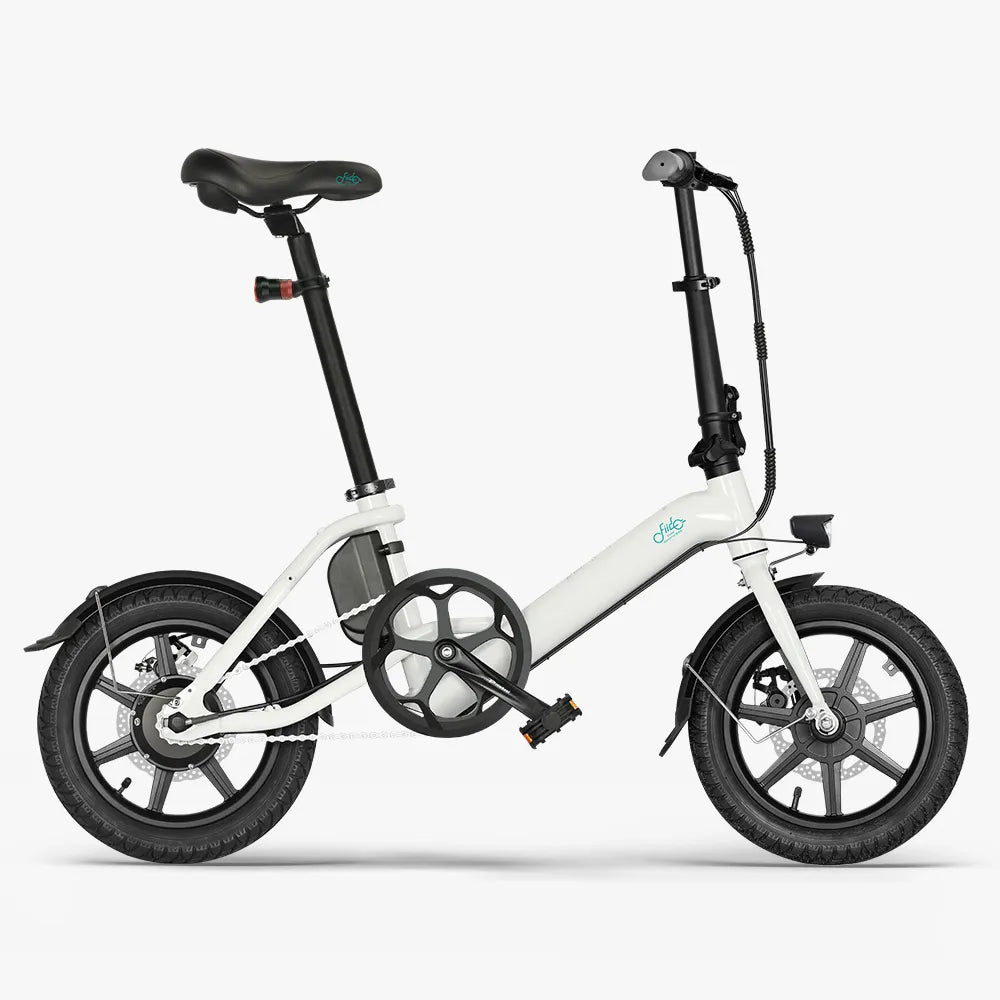 Fiido D3 Pro Mini Electric Bike - Compact Folding E-Bike-Electric Scooters London
