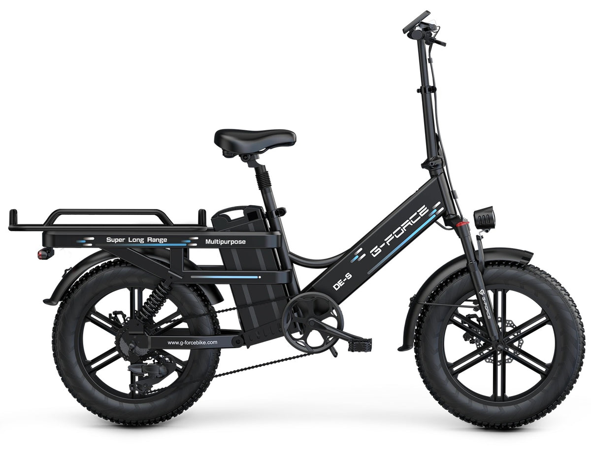 G-FORCE DE-S Fat Tyre Long Range Electric Cargo Bike-Electric Scooters London