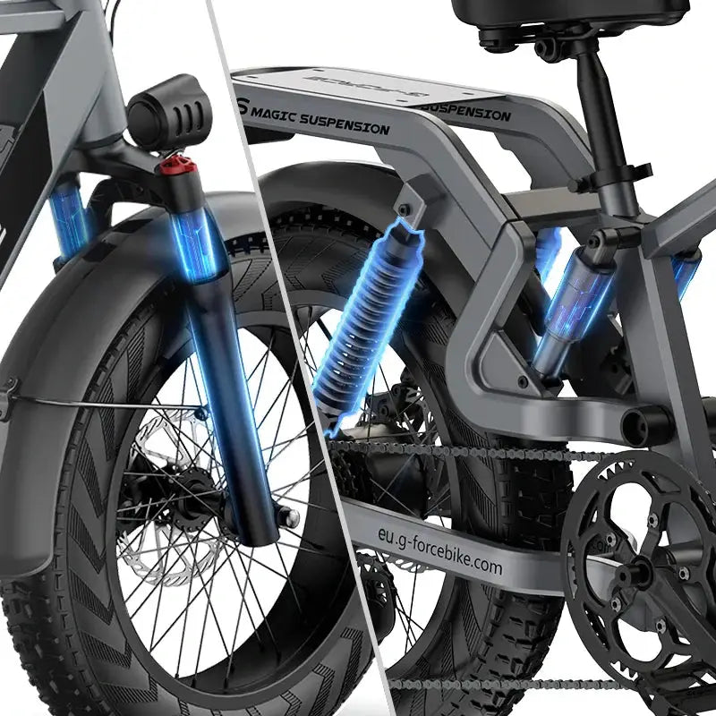 G-FORCE RS Fat Tyre Electric Bike-Electric Scooters London