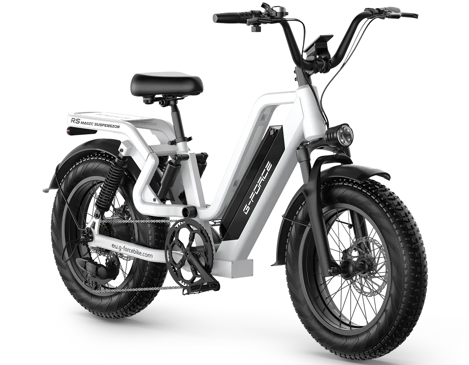 G-FORCE RS ST Step-Thru Fat Tyre Electric Bike-Electric Scooters London