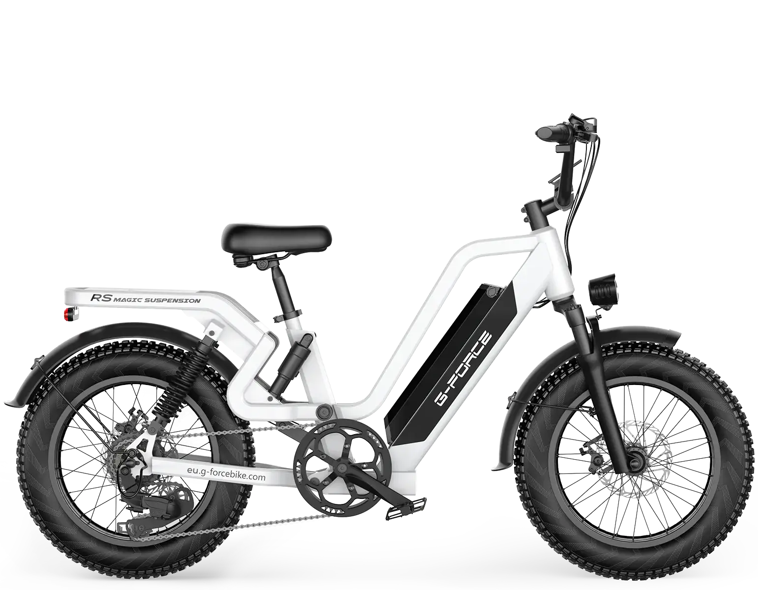 G-FORCE RS ST Step-Thru Fat Tyre Electric Bike-Electric Scooters London